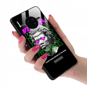 Etui GLASS do HUAWEI MATE 30 Obudowa NEONOWE Wzory