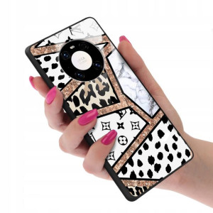 Etui Glass do HUAWEI MATE 40 Bearbrick Case Wzory