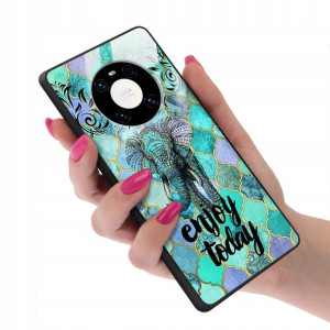 Etui Glass do HUAWEI MATE 40 BOHO Łapacze Wzory