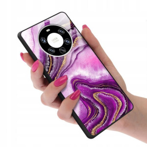 Etui Glass do HUAWEI MATE 40 PRO PLUS Marble Wzory