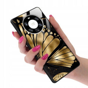 Etui Glass do HUAWEI MATE 40 PRO PLUS Nude Wzory