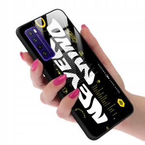Etui GLASS do HUAWEI NOVA 7 Obudowa NEONOWE Wzory