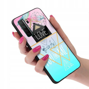 Etui Glass do HUAWEI NOVA 7 SE Obudowa Case Wzory