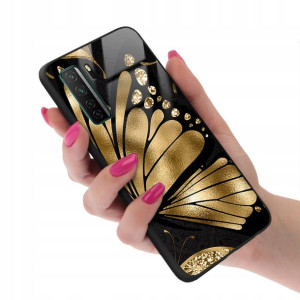 Etui Glass do HUAWEI NOVA 7 SE TOP Rose Gold Wzory