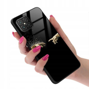 Etui Glass do HUAWEI NOVA 8 SE Aniołki Angel Wzory