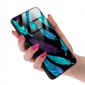 Etui Glass do HUAWEI P SMART 2019 Case BOHO Wzory