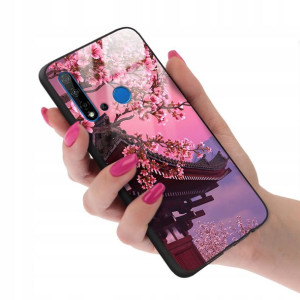 Etui Glass do HUAWEI P20 LITE 2019 Wiosna Wzory