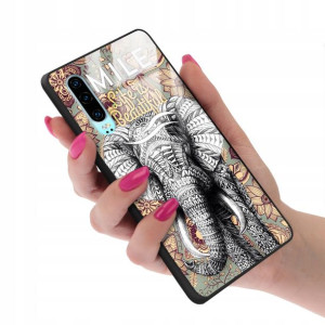 Etui Glass do HUAWEI P30 Case BOHO Łapacze Wzory