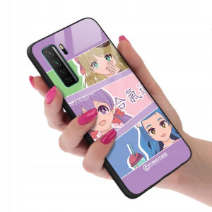 Etui GLASS do HUAWEI P40 LITE 5G Anime Manga Wzory