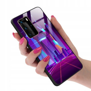 Etui Glass do HUAWEI P40 PRO Obudowa Matrix Wzory