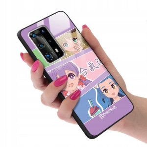 Etui GLASS do HUAWEI P40 PRO PLUS Anime Case Wzory