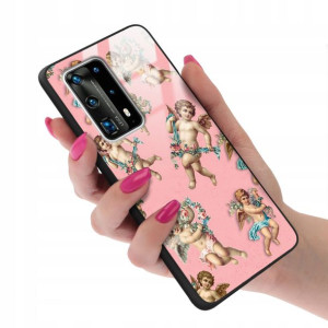 Etui Glass do HUAWEI P40 PRO PLUS Aniołki Wzory