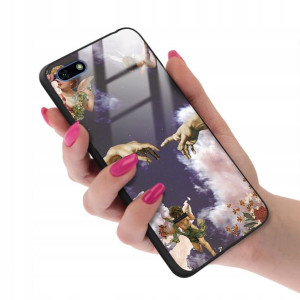 Etui Glass do HUAWEI Y5 2018 Aniołki Angel Wzory