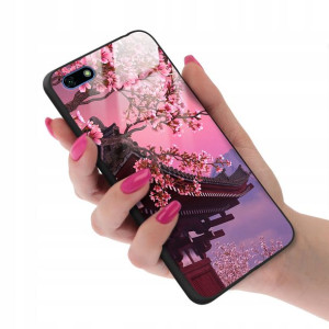 Etui Glass do HUAWEI Y5 2018 Spring Wiosenne Wzory