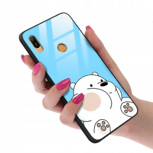 Etui Glass do HUAWEI Y6 PRIME 2019 Bears Top Wzory