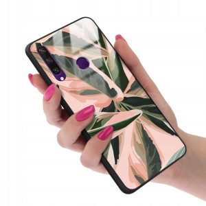 Etui Glass do HUAWEI Y6P TOP Spring Wiosenne Wzory