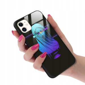 Etui GLASS do IPHONE 11 Obudowa Case NEONOWE Wzory
