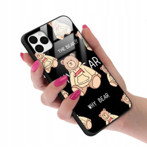 Etui Glass do IPHONE 11 PRO MAX Bearbrick Wzory