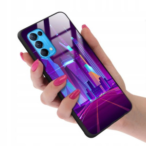 Etui Glass do OPPO RENO 5 Obudowa TOP Matrix Wzory