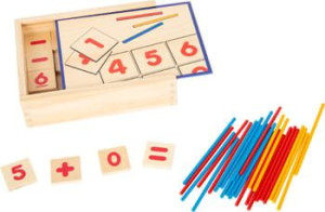 Gra matematyczna drewniana nauka matematyki.