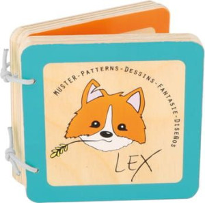 Książeczka drewniana Lex