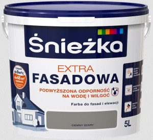 Śnieżka EXTRA FASADOWA 5L Ciemny szary