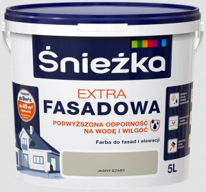 Śnieżka EXTRA FASADOWA 5L Jasny Szary