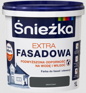 Śnieżka EXTRA FASADOWA 1L Grafitowy