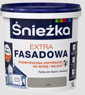 Śnieżka EXTRA FASADOWA 1L Szary