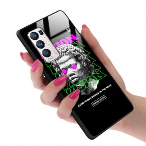 Etui GLASS do OPPO RENO 5 PRO PLUS 5G NEON Wzory