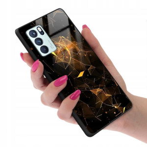 Etui Glass do OPPO RENO 6 PRO Obudowa Matrix Wzory