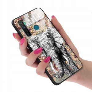 Etui Glass do REALME 5 Case BOHO Łapacze TOP Wzory