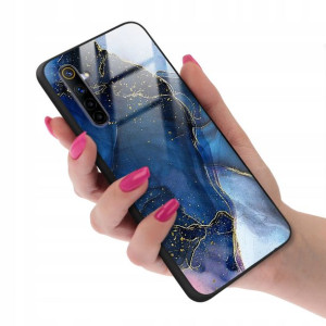 Etui Glass do REALME 6 Obudowa TOP Pink Nude Wzory