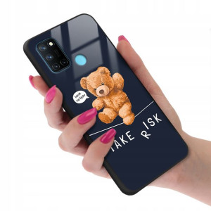 Etui Glass do REALME C17 Case TEDDY MISIE Wzory