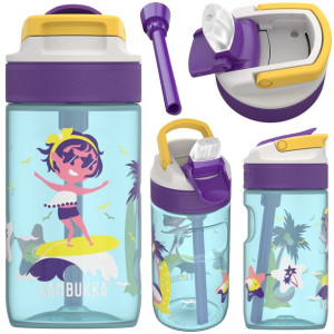 Butelka dla dzieci do szkoły na wodę Kambukka Lagoon Surf Girl 400ml Bidon
