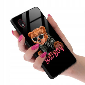 Etui Glass do SAMSUNG A01 CORE TEDDY MISIE Wzory