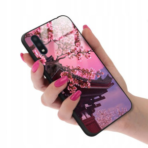 Etui Glass do SAMSUNG A01 Spring Wiosenne Wzory