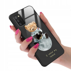 Etui Glass do SAMSUNG A02S Case TEDDY MISIE Wzory
