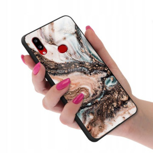 Etui Glass do SAMSUNG A10s Marmurki Marble Wzory