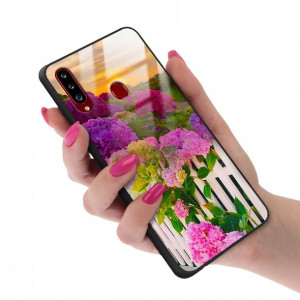 Etui Glass do SAMSUNG A20S Spring Wiosenne Wzory