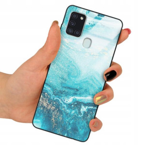 Etui Glass do SAMSUNG A21S Obudowa Case TOP Wzory
