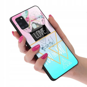 Etui Glass do SAMSUNG A21S Obudowa Case TOP Wzory