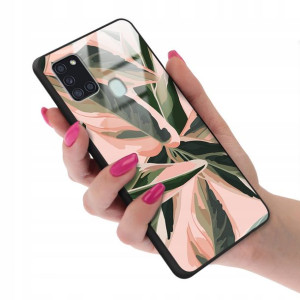 Etui Glass do SAMSUNG A21S Spring Wiosenne Wzory