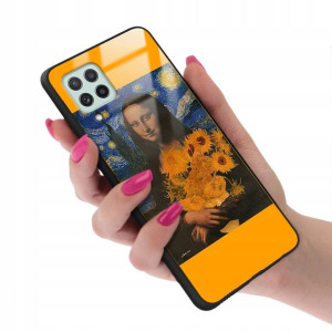 Etui Glass do SAMSUNG A22 4G Impresja Dali Wzory