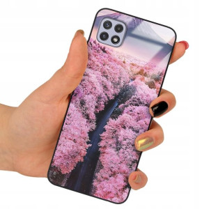 Etui Glass do SAMSUNG A22 5G Case Wiosenne Wzory