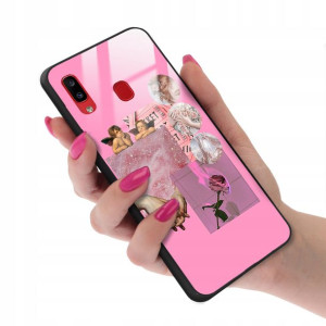Etui Glass do SAMSUNG A30 Case Aniołki Angel Wzory