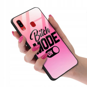 Etui Glass do SAMSUNG A30 Case BOHO Łapacze Wzory