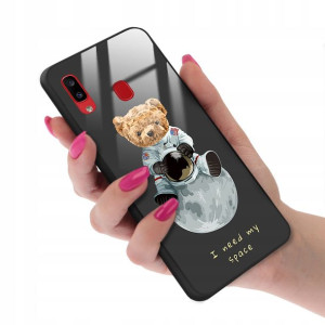 Etui Glass do SAMSUNG A30 Case TEDDY MISIE Wzory