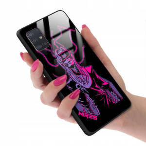 Etui GLASS do SAMSUNG A51 Obudowa NEONOWE Wzory