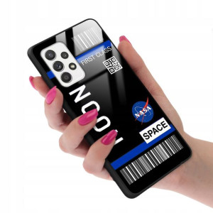 Etui Glass do SAMSUNG A52 4G Bearbrick Case Wzory